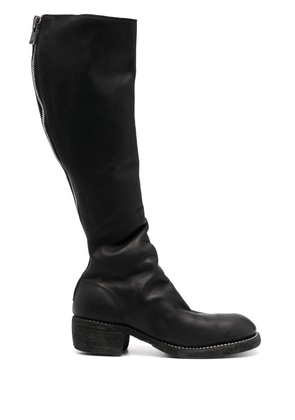 Guidi calf-leather boots - Black