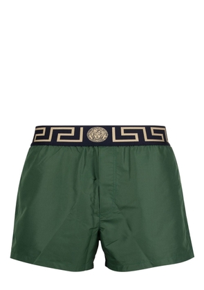 Versace Medusa-trim swim shorts - Green