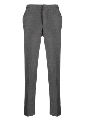 DONDUP slim-cut virgin wool trousers - Grey