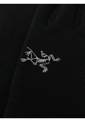 Arc'teryx Rivet logo-embroidered gloves - Black