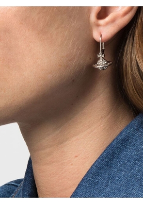Vivienne Westwood Orb-pendant crystal-embellished earring - Silver