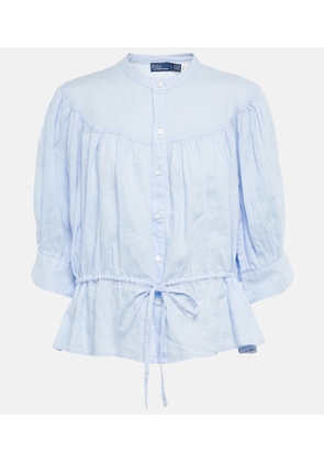 Polo Ralph Lauren Shirred linen shirt