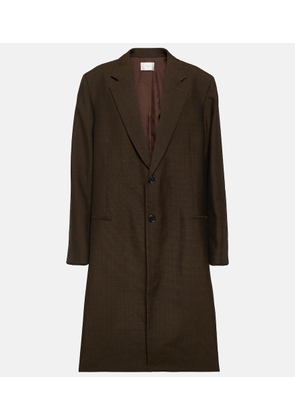 The Row Chevalier wool and mohair coat