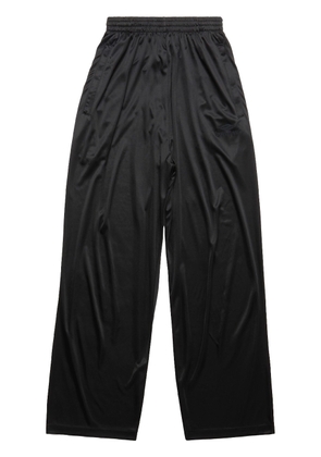 Balenciaga high-rise straight-leg track pants - Black