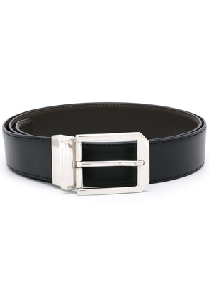 Zegna silver-tone hardware belt - Black
