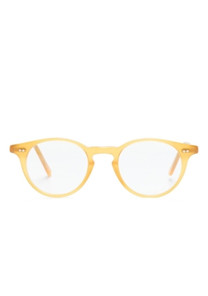 Epos Efesto 3 round-frame glasses - Yellow