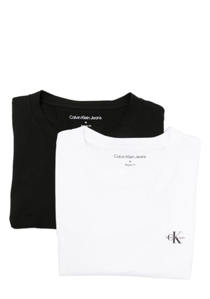 Calvin Klein Jeans logo-print cotton T-Shirt - Black