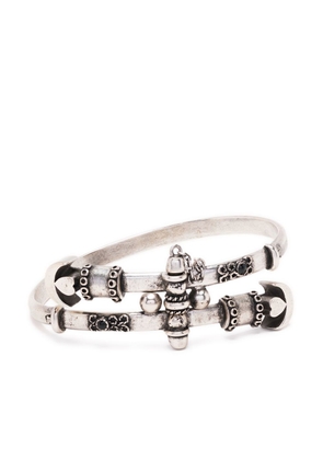 Saint Laurent You & Me Victorian heart spade bracelet - Silver
