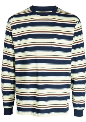 BEAMS PLUS chest-pocket striped cotton T-shirt - Multicolour