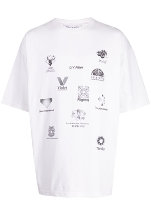 Children Of The Discordance graphic-print cotton T-shirt - White