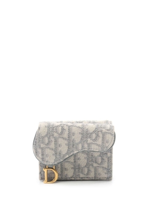 Christian Dior 2010 Oblique Saddle wallet - Neutrals