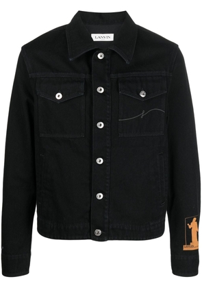 Lanvin photograph-print shirt jacket - Black