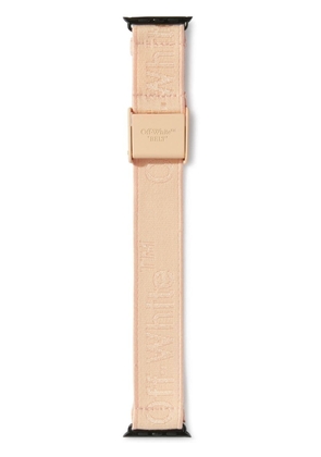 Off-White Belt logo-embroidered iWatch strap - Pink