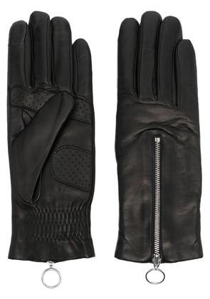 Agnelle New Jane zipped-up gloves - Black