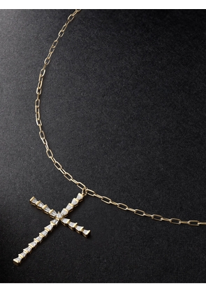SHAY - Gold Diamond Pendant Necklace - Men - Gold