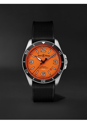Bell & Ross - BR V2-92 Orange Limited Edition Automatic 41mm Stainless Steel and Rubber Watch, Ref.No. BRV292-O-ST/SRB - Men - Orange
