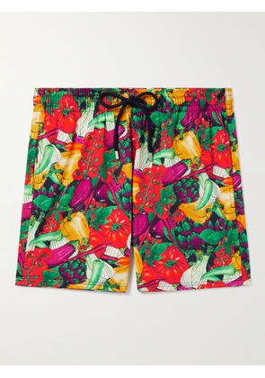 Vilebrequin - Moorise Straight-Leg Mid-Length Printed Recycled Swim Shorts - Men - Red - S