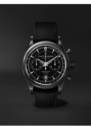 Carl F. Bucherer - Manero Automatic Flyback Chronograph 43mm Steel and Rubber Watch, Ref. No. 00.10919.12.33.01 - Men - Black