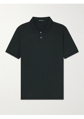 James Perse - Cotton-Jersey Polo Shirt - Men - Black - 1