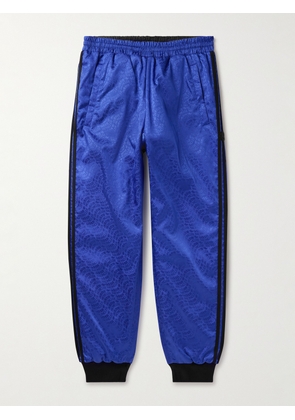 Moncler Genius - adidas Originals Straight-Leg Reversible Logo-Jacquard Shell Down Sweatpants - Men - Blue - M