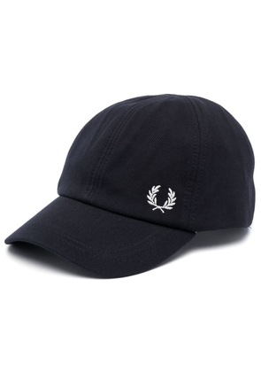 Fred Perry logo-embroidered cotton cap - Blue