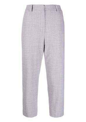 Magda Butrym stretch-wool cropped trousers - Grey