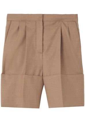 Burberry pressed-crease tailored trousers - Neutrals