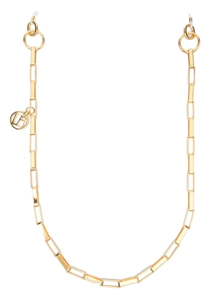 Linda Farrow monogram charm-detail chain - Gold