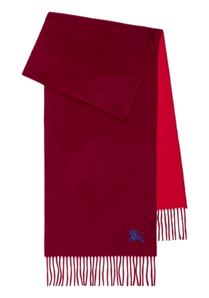 Burberry EKD embroidered cashmere scarf
