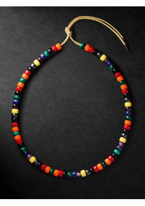 Carolina Bucci - Formentera Forte Beads Gold Multi-Stone Necklace - Men - Multi