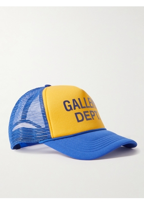 Gallery Dept. - Printed Two-Tone Twill and Mesh Trucker Cap - Men - Yellow