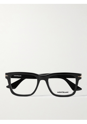 Montblanc - D-Frame Acetate Optical Glasses - Men - Black