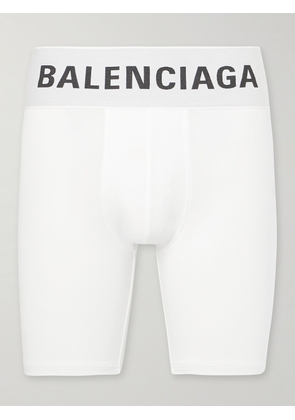 Balenciaga - Stretch-Cotton Boxer Briefs - Men - White - S