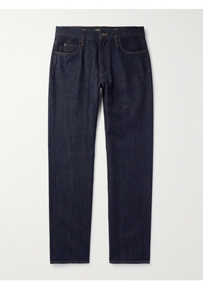 Loro Piana - Straight-Leg Cotton and Cashmere-Blend Jeans - Men - Blue - UK/US 30