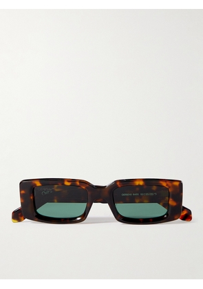 Off-White - Arthur Square-Frame Tortoiseshell Acetate Sunglasses - Men - Tortoiseshell