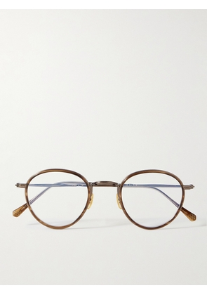 Mr Leight - Bristol C Round-Frame Antiqued Gold-Tone Optical Glasses - Men - Tortoiseshell
