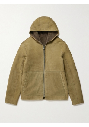 Mr P. - Reversible Shearling Hooded Jacket - Men - Green - XS