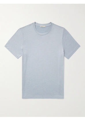Onia - Everyday UltraLite Stretch-Jersey T-Shirt - Men - Blue - S