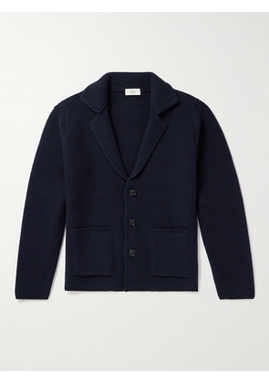 Altea - Shawl-Collar Virgin Wool Cardigan - Men - Blue - S