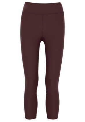 ON Running Active Cropped Jersey Leggings - Brown - XS