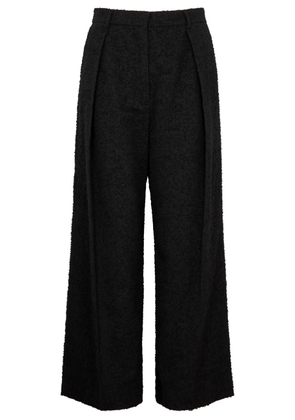 Day Birger ET Mikkelsen Ricardo Bouclé Cotton-blend Trousers - Black - 40 (UK12 / M)