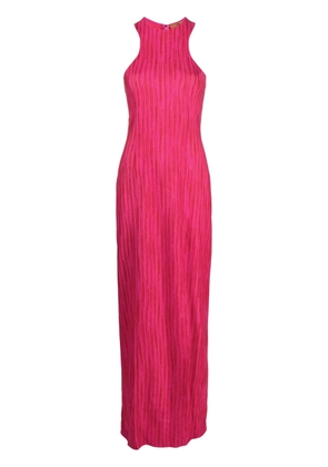 Missoni pleated maxi dress - Pink