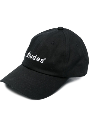 Etudes logo embroidered cap - Black