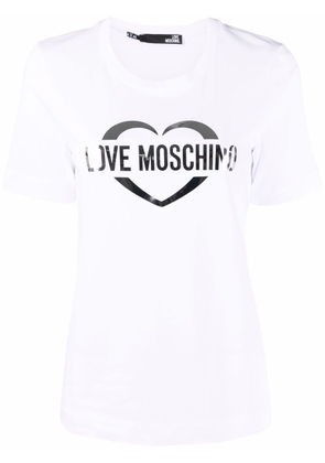 Love Moschino logo-print T-shirt - White