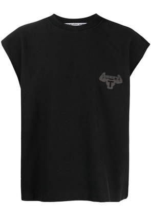 Alexander Wang logo-print muscle T-shirt - Black