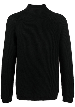 Transit mock-neck long-sleeve jumper - Black