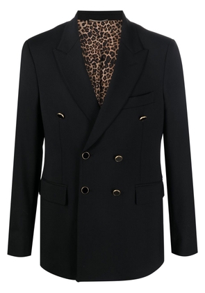 PT Torino double-breasted wool blazer - Black