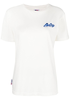 Autry embroidered logo T-shirt - White