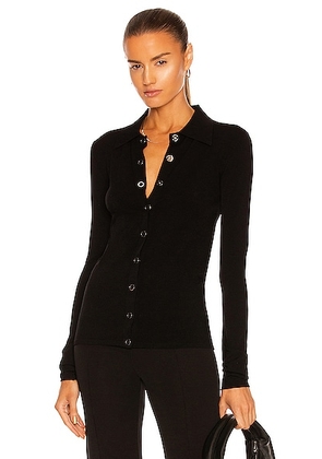 Dion Lee Hosiery Shirt in Black - Black. Size S (also in ).