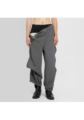 Y/PROJECT MAN GREY TROUSERS